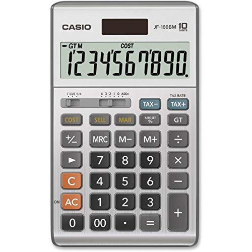 Casio Inc. JF-100BM Standard Function Calculator,Multicolor, 4 1/4 x 6 7/8
