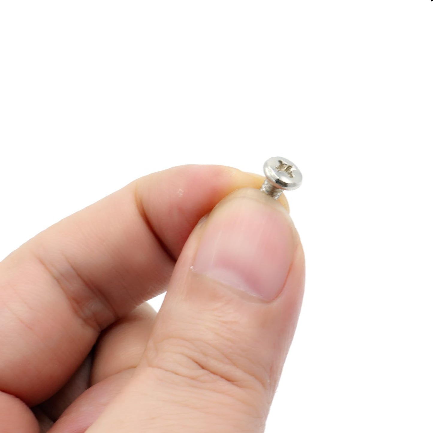 50pcs Hard Drive Screws 3.5 inch,Stainless Flat Phillips Head HDD 6#-32 x 1/4" Mounting Screw for Computer PC Laptop Case,3.5" Silver