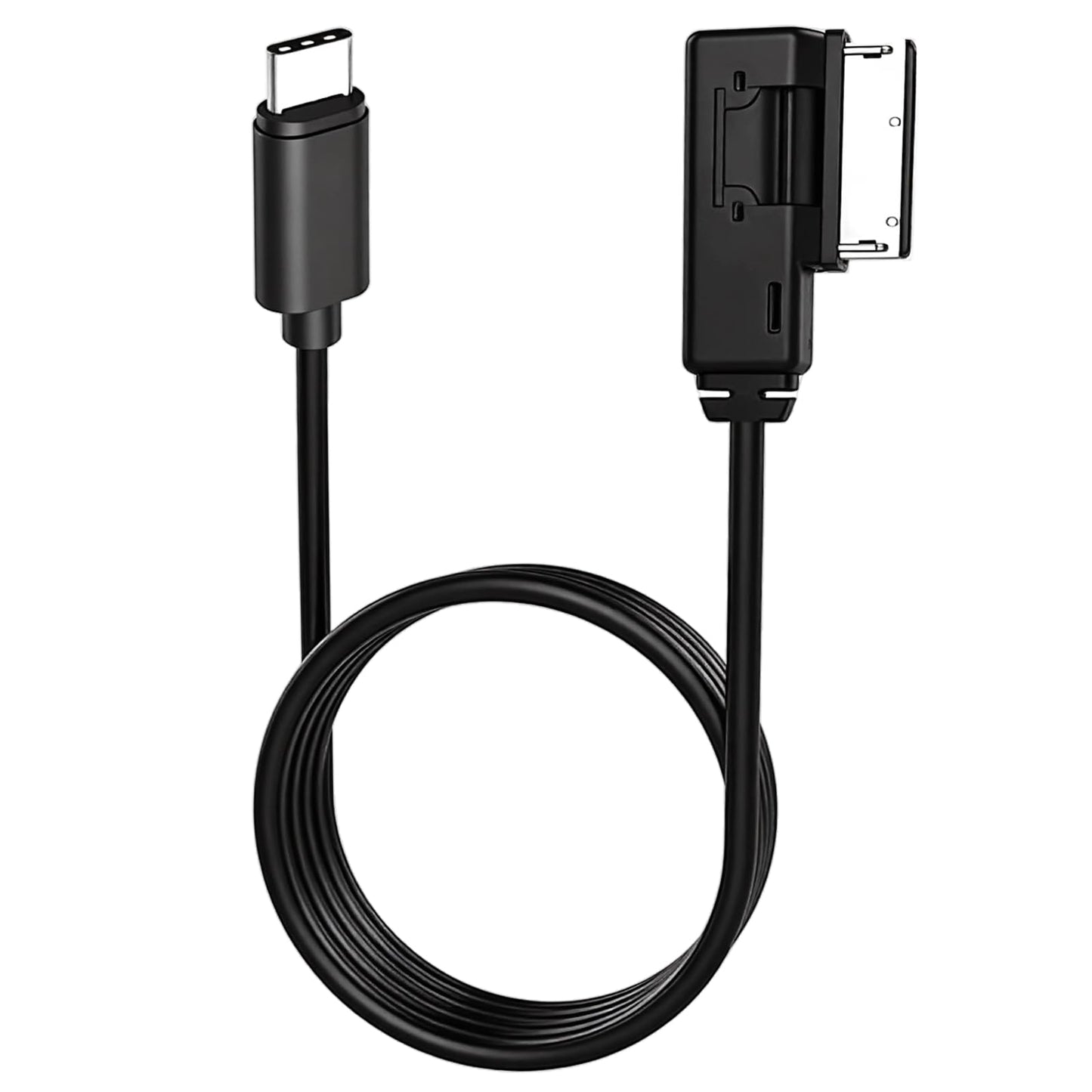 AMI MMI Type-C Aux Adapter Cable for Audi A3 A4 A5 A6 A8 - Music Interface Adapter Compatible with MMI 3G+ System, Supports iPhone 15/16 & Android