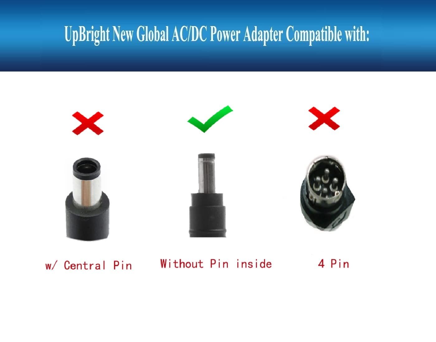 UpBright 20V 2A AC/DC Adapter Compatible with Bose SoundDock Digital Music System Speaker 301141-001 301141-012 306386-101 N123 95PS-030-CD-1 43085…