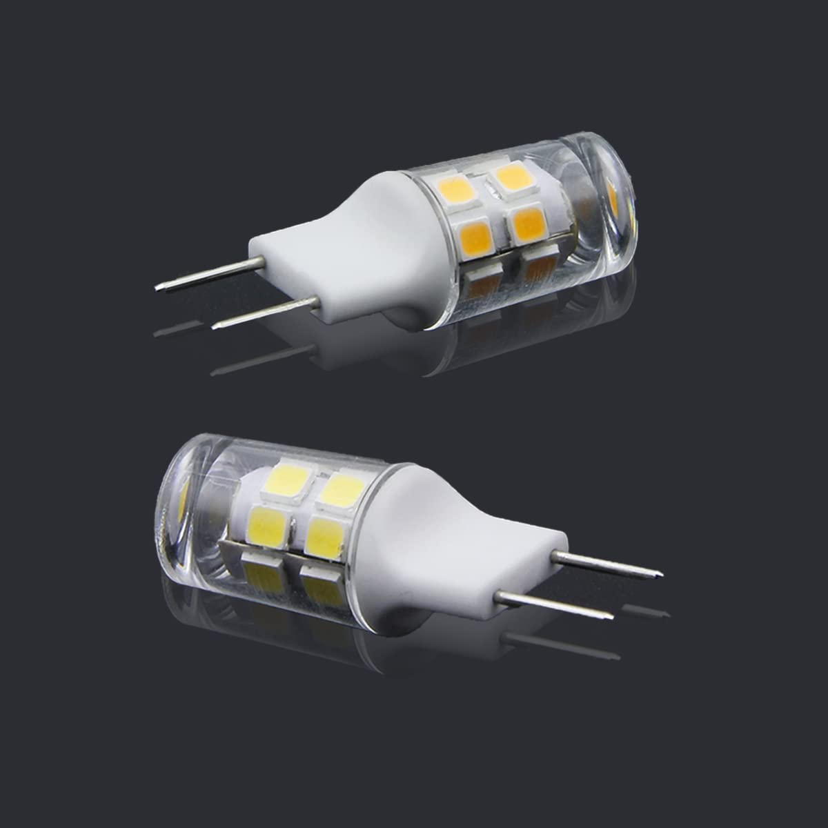 SSXBF G8 Led Bulb, 20-25W Halogen Equivalent 3W T4 Bulb, Daylight White 6000K, 120V Puck Light Bulbs for Under Cabinet Light, Under Counter Kitchen
