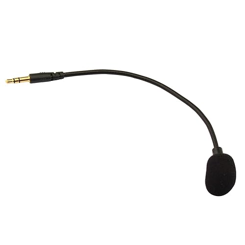 Futheda 3.5mm Replacement Game Mic Boom for Turtle Beach Ear Force Gaming Headsets, Xbox One, PS4, Switch, Mac, PC