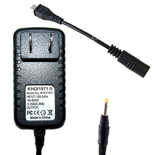 KHOI1971 ® Wall Charger Power Adapter USB Cable Compatible with JVC GZ-R450BU GZ R10 GZR10 GZ R30 GZR30 GZ R70 GZR70 Quad Proof Camera Camcorder