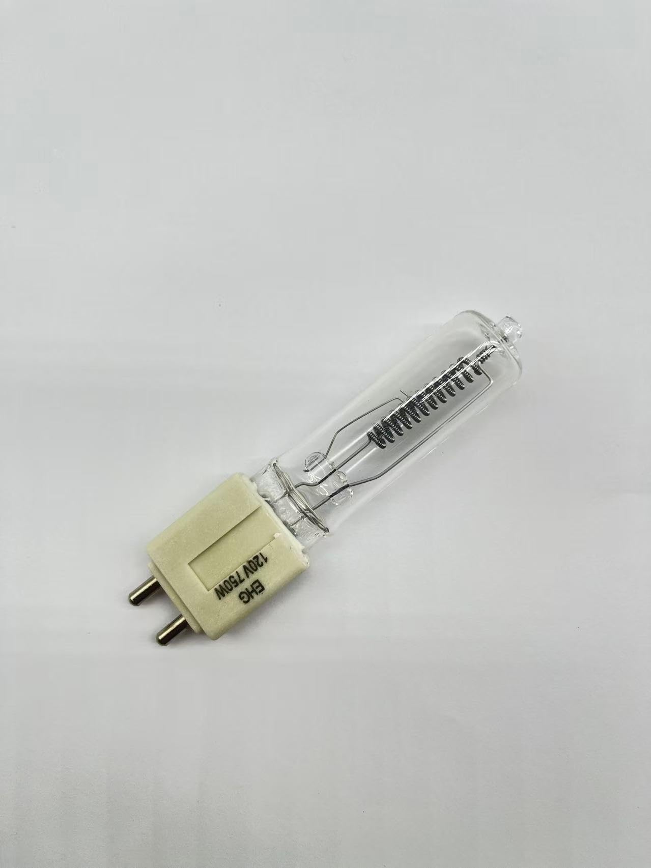 Tawelun 2PCS EHG 750W 120V Halogen Lamp Base G9.5 Medium Bipin,T6 Halogen Bulb Stage Studio Lamp,Clear