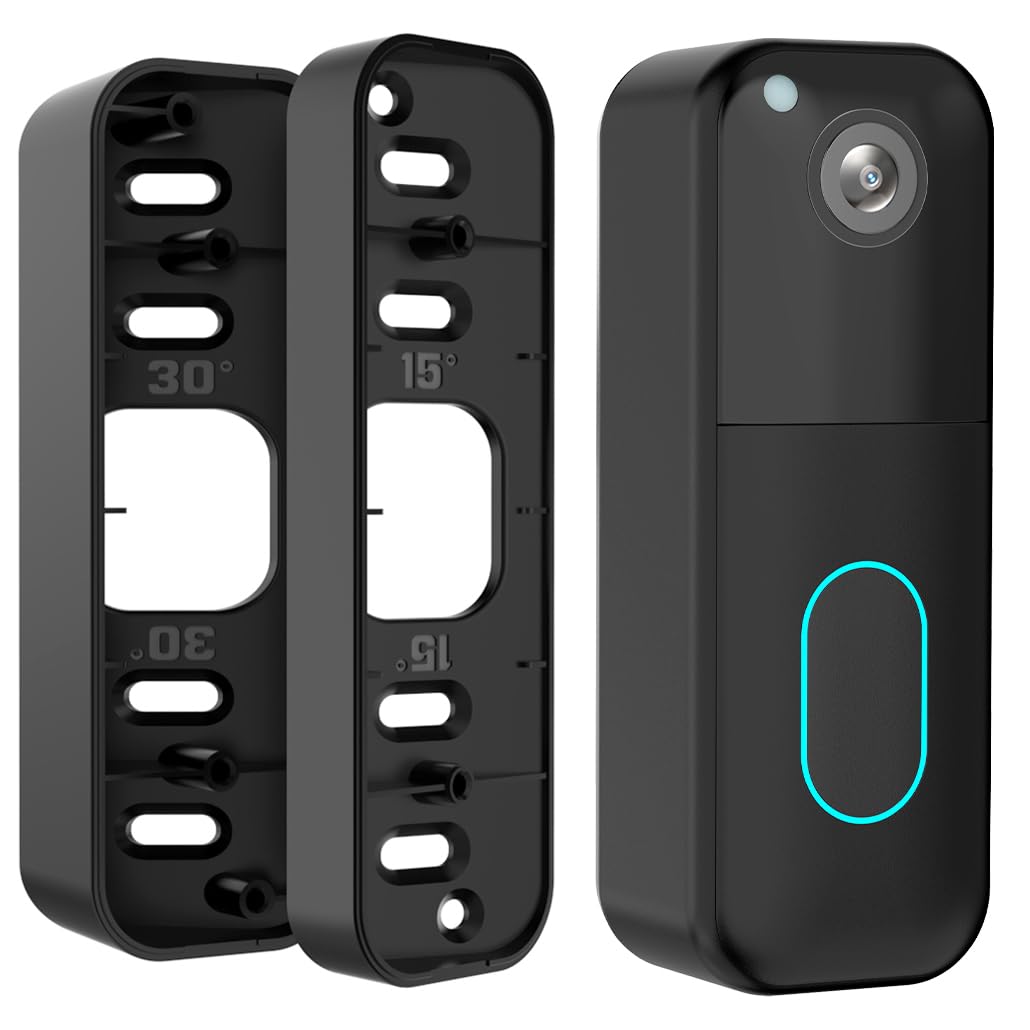 Blink Doorbell Mount, Adjustable (15 to 45 Degrees) Corner Mount,No-Drill Mounting Bracket for Blink Doorbell Camera(1st & 2nd Gen), Wide Viewing