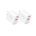 USB C Charger Block,30W USB-C & USB-A Port Fast Charging Block for i Phone 17/16 / 15/14 / 13/12 / 11 / X / 8/7 / 6 and More