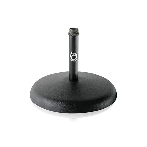 Atlas DS5E 5-Inch Fixed Height Desktop Microphone Stand, Ebony Finish