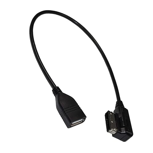HQRP MDI AMI/MMI/USB Cable Adapter Compatible with Audi ? MMI 3G ? AMI (Audi Music Interface) Audio MP3 Music Interface Adapter