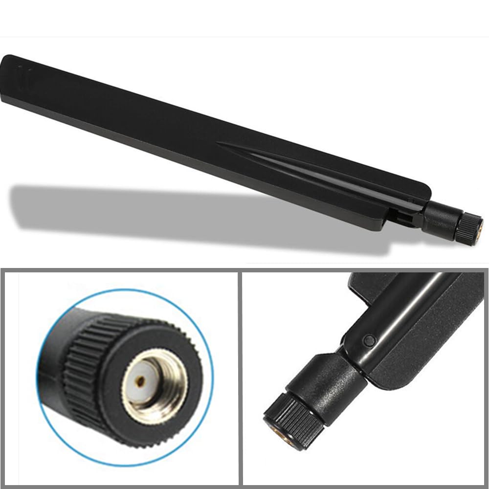 2X Dual Band WiFi Antenna 2.4GHz 5GHz RP-SMA Male WiFi Antennae for PC Desktop Computer PCI PCIe WiFi USB Adapter Card Wireless Network Router