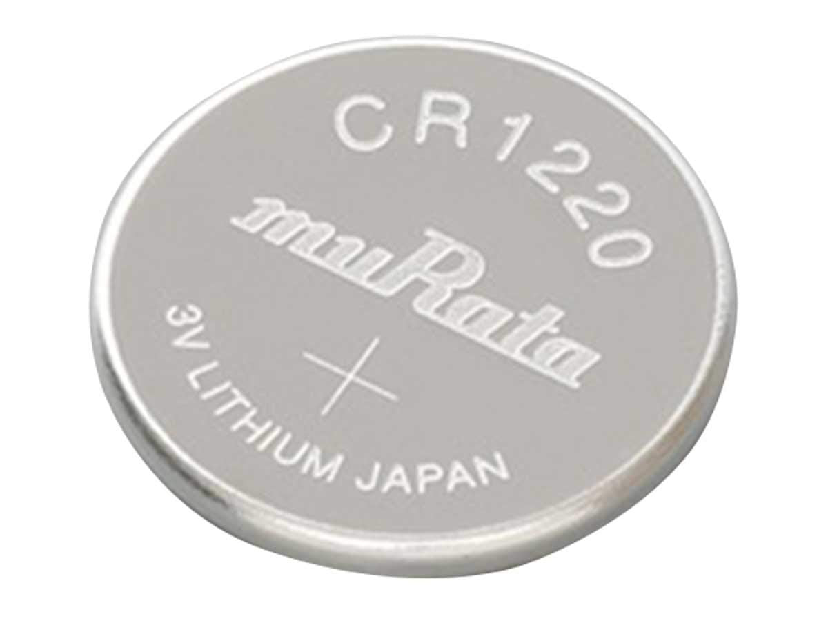 Murata CR1220 Battery DL1220 ECR1220 3V Lithium Coin Cell (5 Batteries)