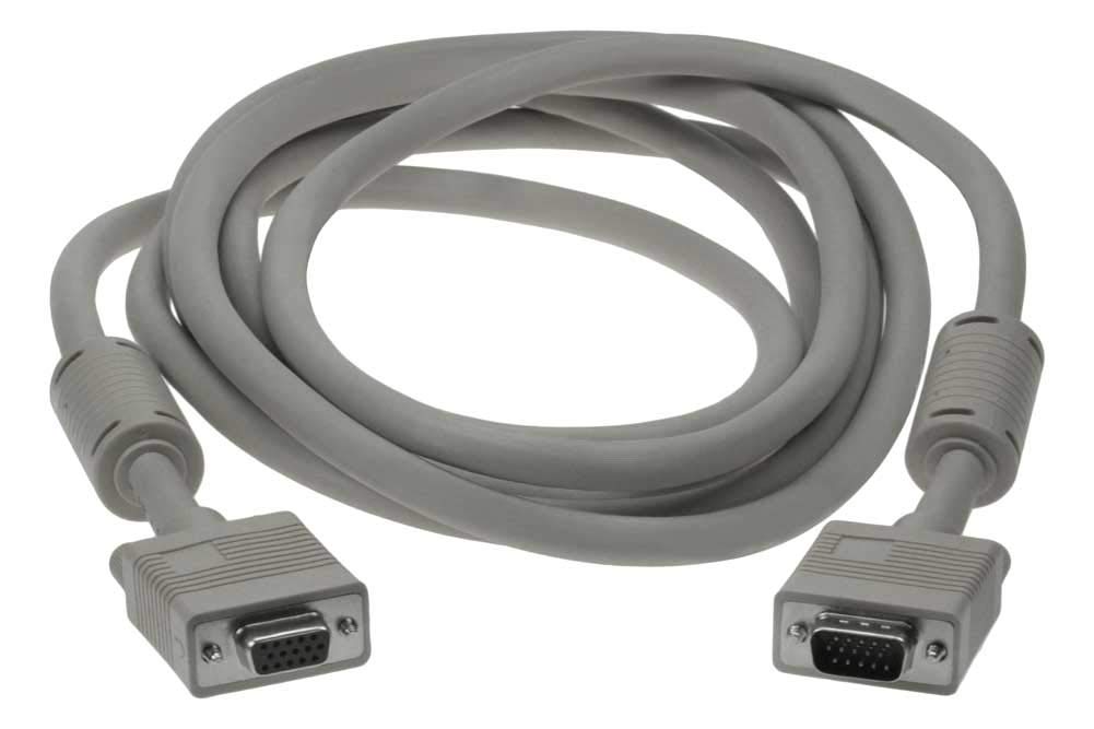 SF Cable, 75ft HD15 SVGA M/F Monitor Extension Cable with Ferrite Bead