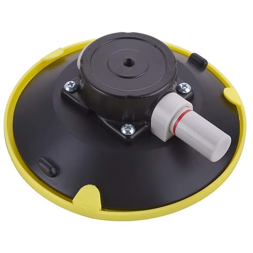 IMT 6" Vacuum Suction Cup Mounting Base with 1/4"-20 Female Thread, Air Pump Car Camera Suction Holder, Glass Sucker/Car Sucker for Camera