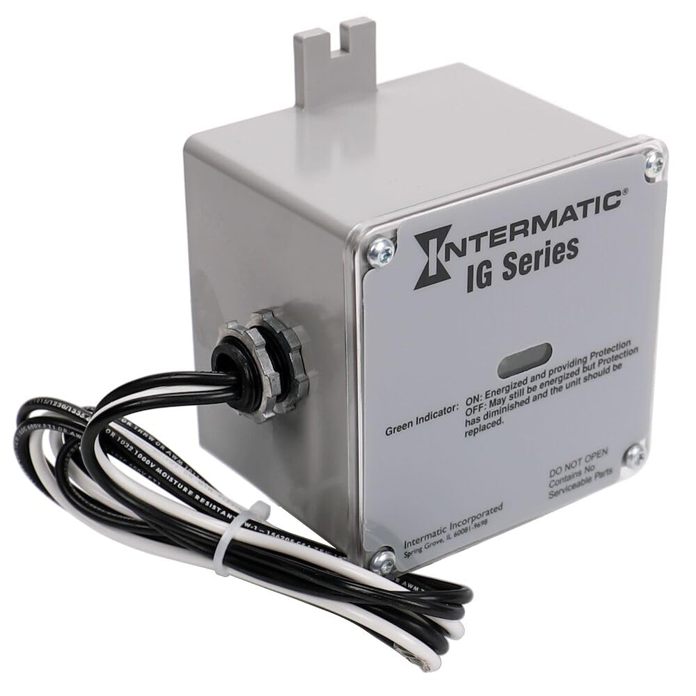 Intermatic IG1200RC3 - Advanced Surge Protection with TPMOV Technology - Rainproof Design for Indoor/Outdoor Use - 3-Year Warranty and $7,500