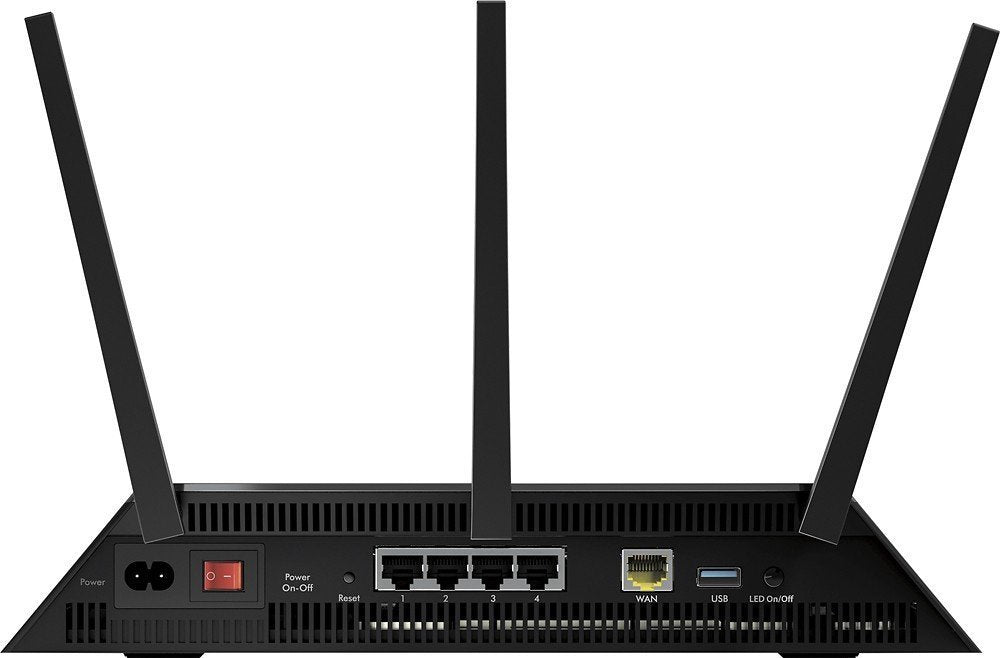 NETGEAR - Nighthawk DST AC1900 (R7300) Wireless-AC Gigabit Router with DST Adapter - Black