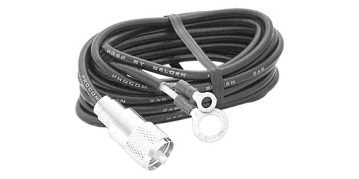 ProComm PL12XJ 12' PL259 TO LUG COAX (RG58A/U)