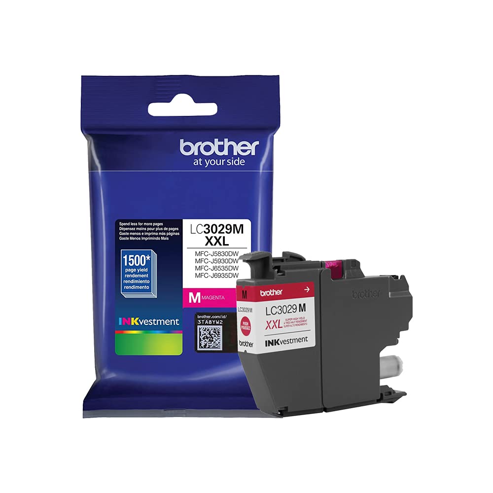 Brother LC3029M Super High Yield Magenta Ink Cartridge, 1 Count (Pack of 1)