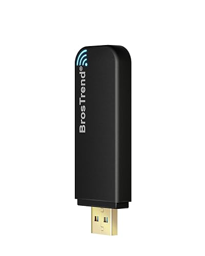 BrosTrend Linux USB WiFi Adapter AC1200 for Ubuntu Kali Mint Debian Kubuntu Mate Zorin PureOS Raspberry Pi Windows etc. Linux Compatible WiFi Adapter