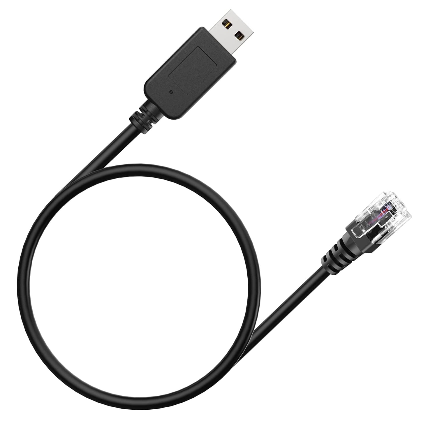 Plozoe Radar Detector Cord, USB to RJ11 Cable,RJ11 Plug Power Cable,for Escort Uniden Radenso XP Beltronics Cobra Whistler Radar Detector,Replacement