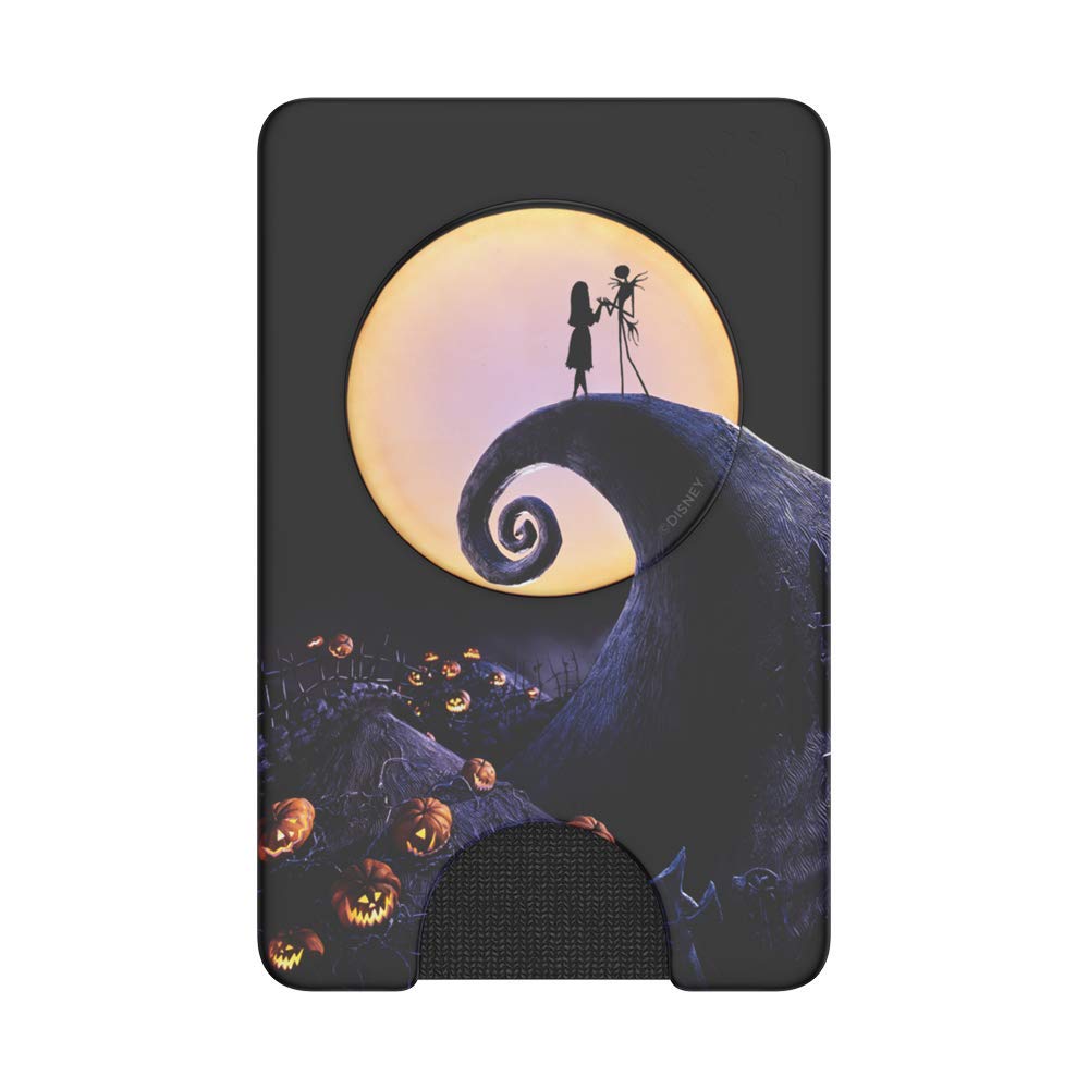 PopSockets Adhesive Phone Wallet and Card Holder with Grip, Disney - Nightmare Before Xmas Classic
