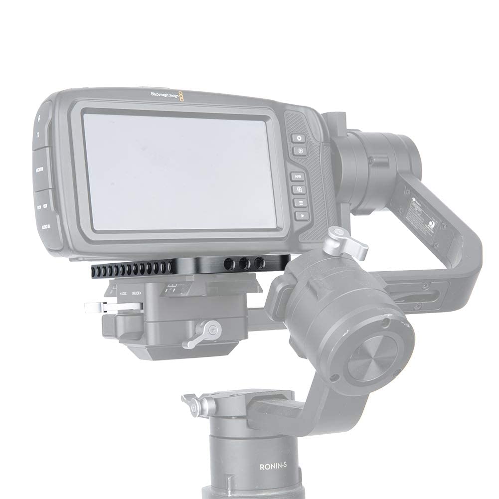 NICEYRIG Camera Cheese Mounting Plate, Universal Top Plate Applicable for URSA Mini 4K, Gimbal Stabilizer, Shoulder Rig System - 031