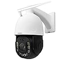 funxwe 8MP 4K 30X Optical Zoom Security PTZ Wireless IP Camera, 2.4GHz 5GHz Dual WiFi, Motion Auto Tracking Color Night Vision, Support Bluetooth