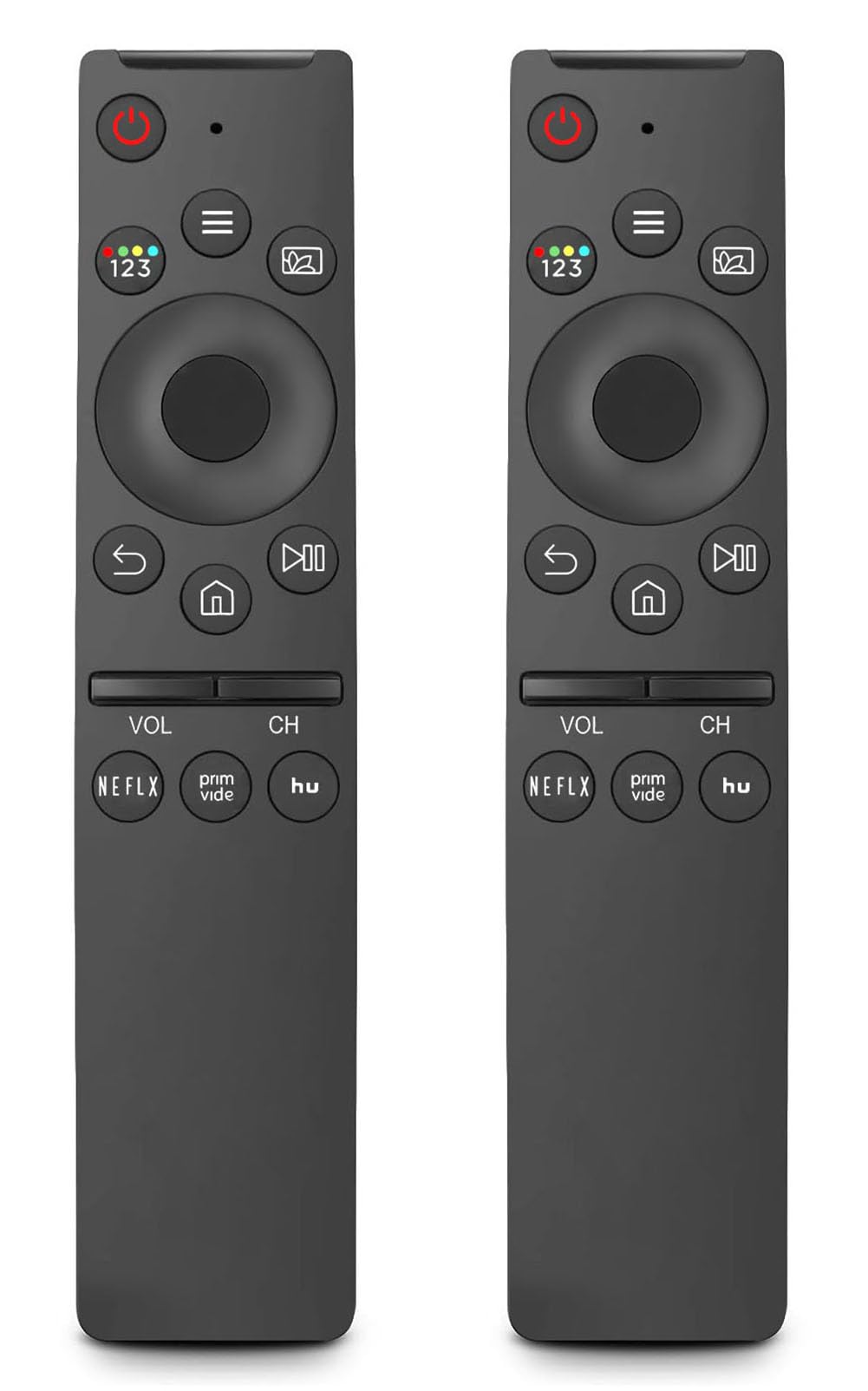 (Pack of 2) Replacement Remote Control for Samsung TV, Compatible for All Samsung TV LED QLED UHD SUHD HDR LCD Frame Curved Solar HDTV 4K 8K 3D Smart