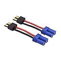 OliRC 2pcs EC5 Female Connector Adapter with 14awg 5cm Cable(C114-2)