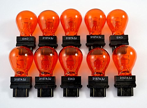 Eiko 3157A 12.8/14V 2.1/.59A S-8 Polymer Wedge Base Halogen Bulbs