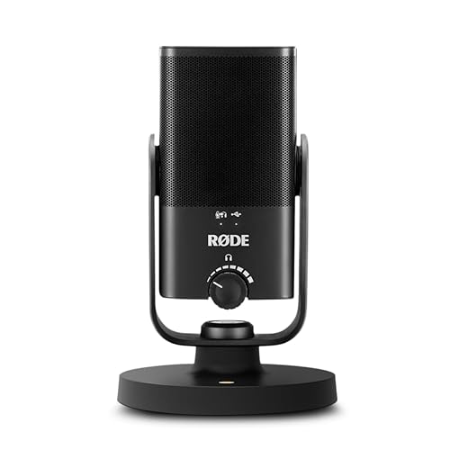 RØDE NT-USB Mini Versatile Studio-quality Condenser USB Microphone with Free Software for Podcasting, Streaming, Gaming, Music Production, Vocal and