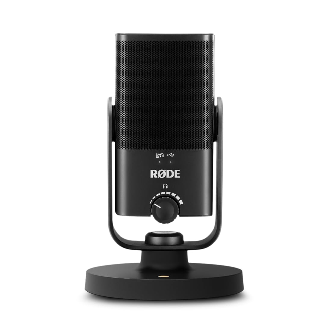 RØDE NT-USB Mini Versatile Studio-quality Condenser USB Microphone with Free Software for Podcasting, Streaming, Gaming, Music Production, Vocal and
