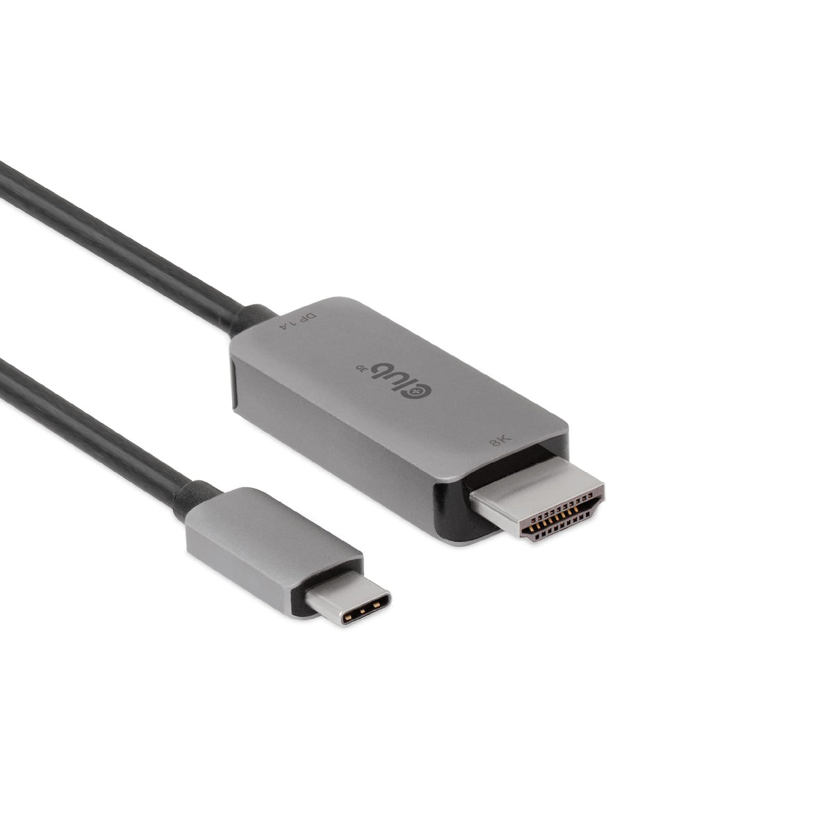 Club 3D CAC-1587 USB Gen2 Type-C to HDMI 4K120Hz 8K60Hz HDR10 with DSC1.2 Active Cable M/M 3m / 9.84ft