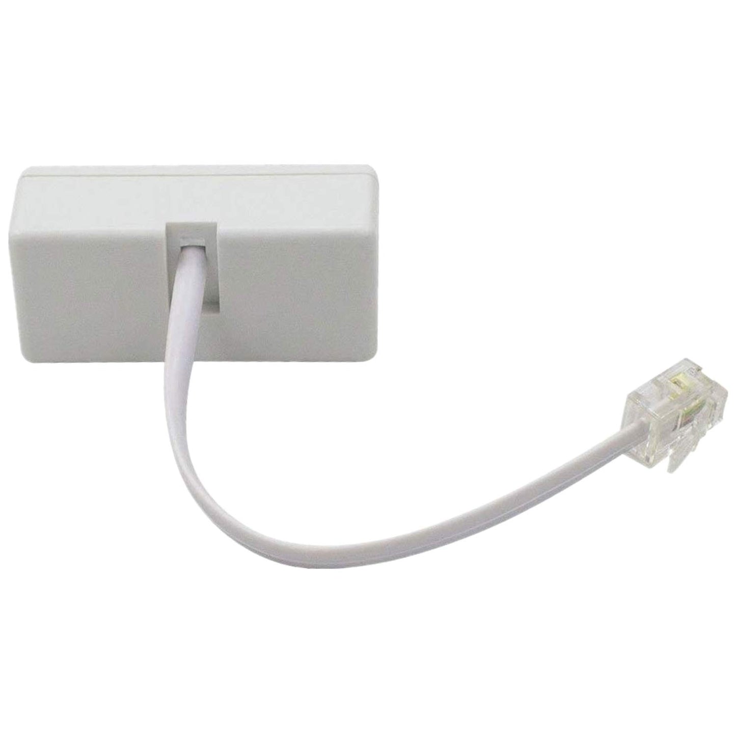 Telephone Splitters, RJ11 6P4C Duplex Wall Jack Adapter Dual Phone Line Splitter Wall Jack Plug 1 to 2 Modular Converter Adapter for Office Home ADSL