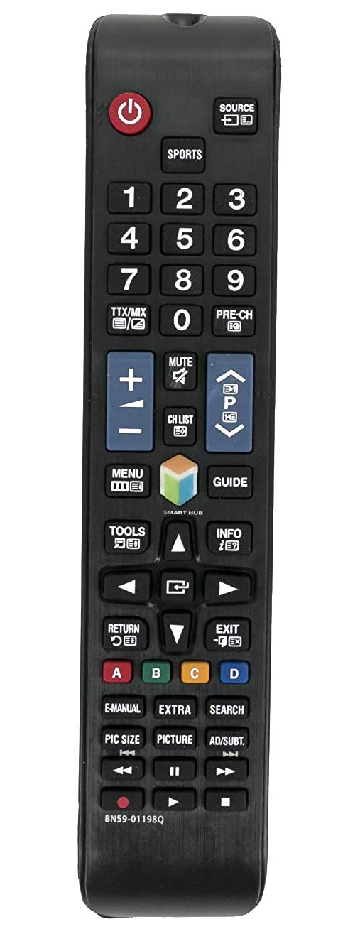 ALLIMITY BN59-01198Q Remote Control Replacement for Samsung TV BN5901198Q UA40JU6400 UA48JU6400 UA50JU6400 UA55JU6400 UA60JU6400 UA75JU6400 UE48JU6400