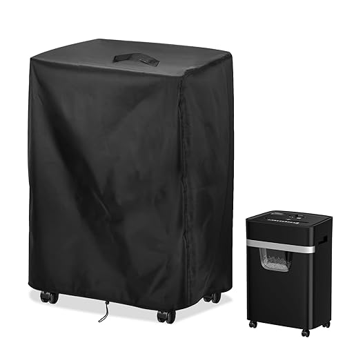 Letsteel Paper Shredder Cover Compatible with BONSEN S3112(Cover Only), 420D Paper Shredders Cover for Home Office, for 12-Sheet & 16-Sheet Micro Cut