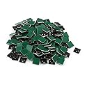 uxcell a15010500ux0271 Square Self-Adhesive Cable Tie Mount Bases 12mmx12mm 200 Pcs Black (Pack of 200)