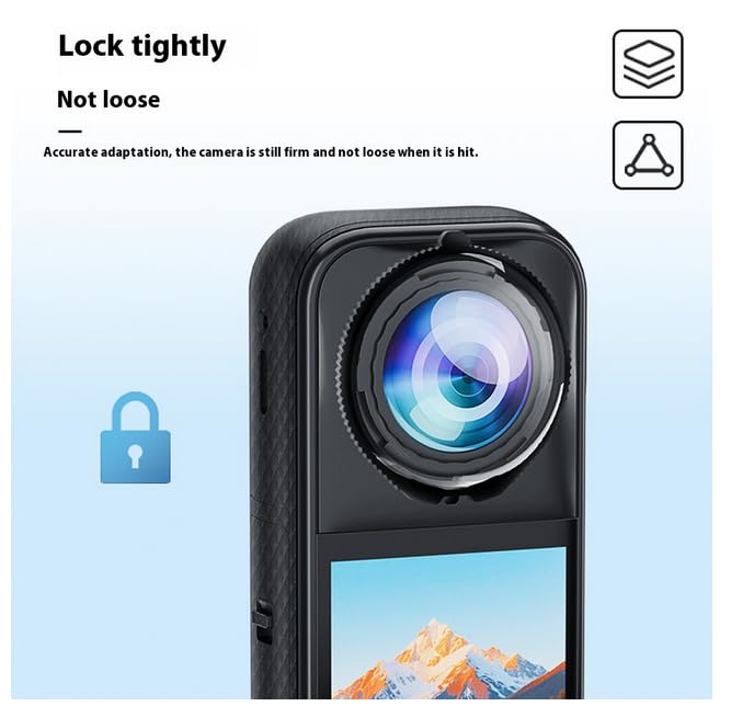 Coyktonty Lens Guard/Lens Protective Cover for Insta360 X5, 9H hardness High transmittance,Waterproof Dustproof (Optical Glass)