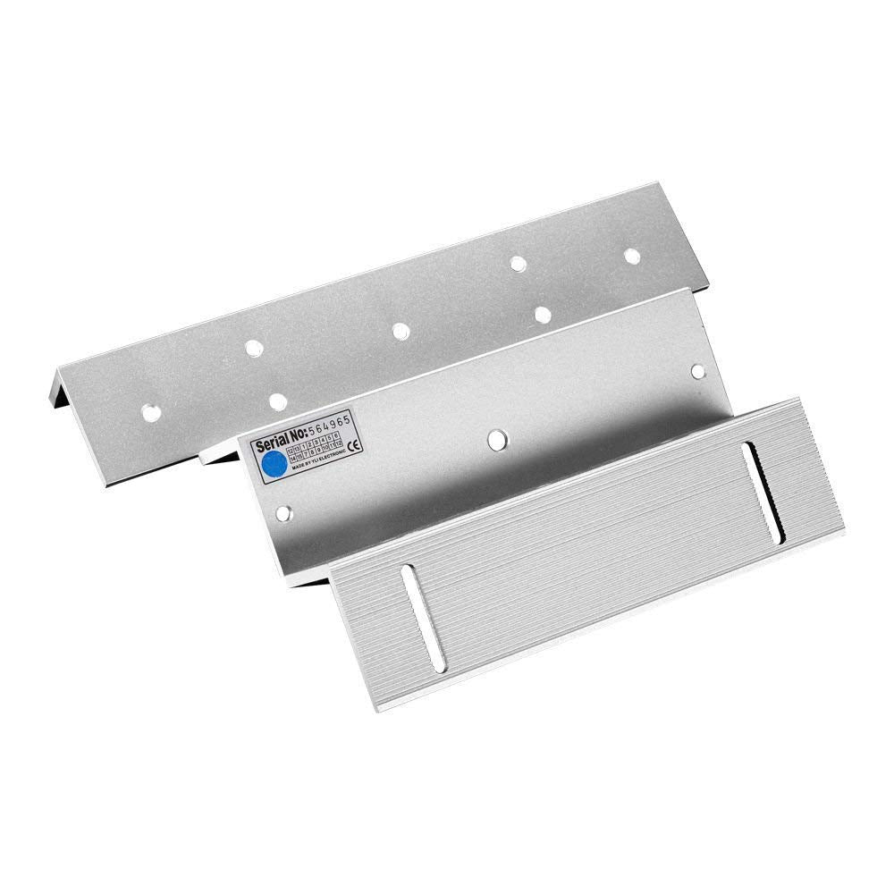 UHPPOTE ZL Mounting Bracket Clamp LZ Stents for 500KG 1200Lbs Magnetic Lock Inward Door