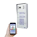 GBF Smart Full IP Video Door Station/Smart Video Intercom System for 2 Unit Apartment (GBF-PL963PM2U-POE)- 1080P Camera, Built in POE, Control Two
