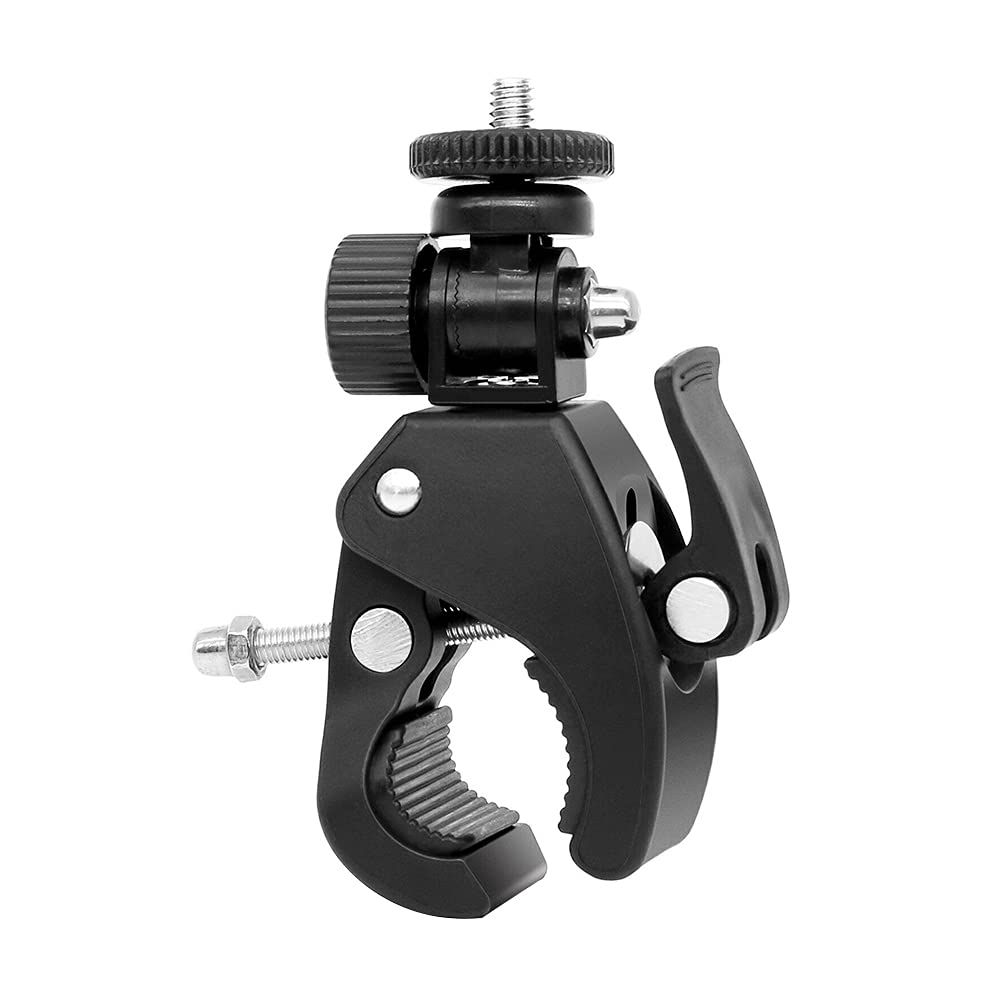 Acxico 1Pcs Bike Motorbike Handlebar Mount Clamp Stand Bracket Holder for GoPro Camera