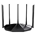 Tenda WiFi 6 Router for Home, AX1500 Dual Band Gigabit Router for Wireless Internet, Long Range Coverage with 5 * 6dBi High-Gain Antennas, 4 Gigabit