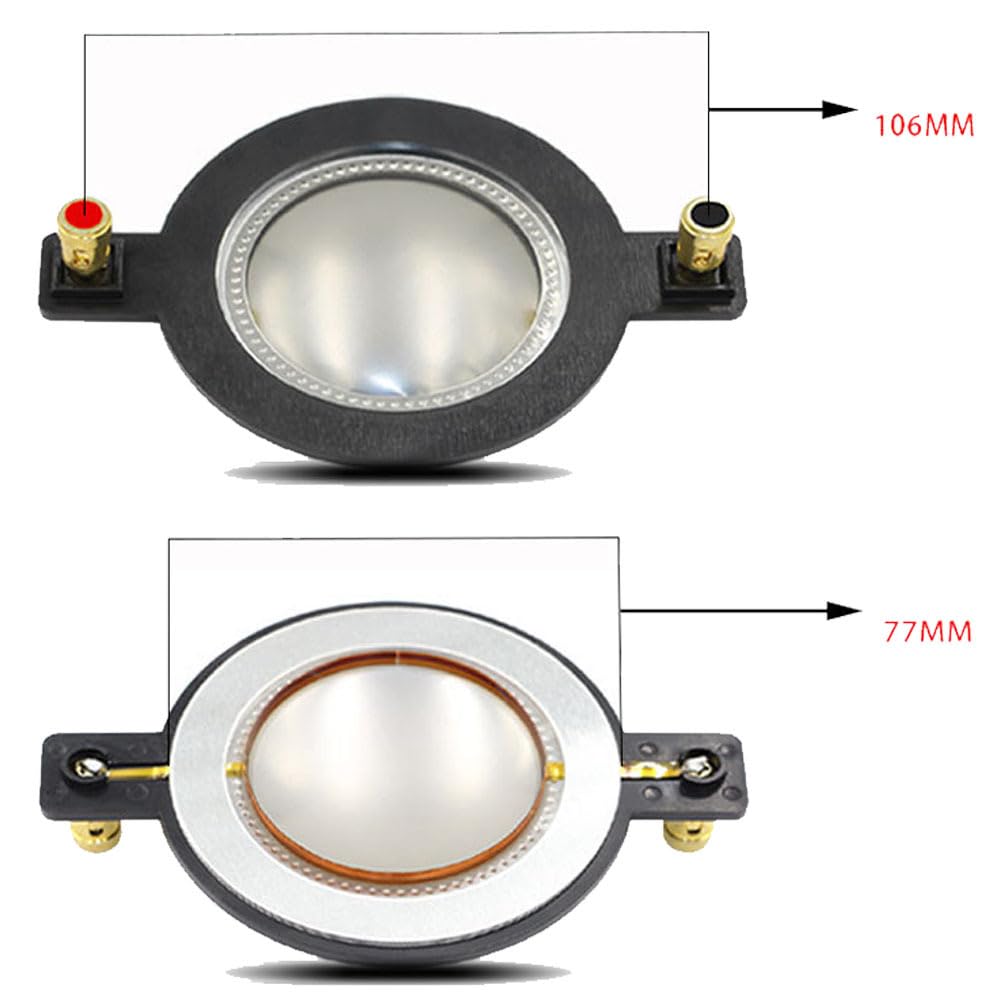 4Pcs Replacement Diaphragm 2" Voice Coil Compatible with Audiopipe APHC-6256 APHC-6278 APH-5050 8Ohm