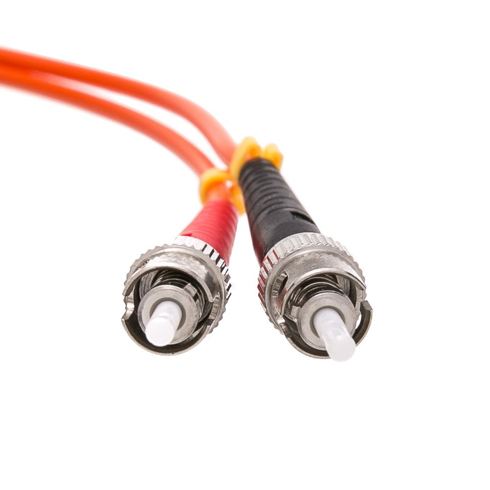 CableWholesale SC to ST OM2 Multimode Duplex Fiber Patch Cord, 3m/10ft