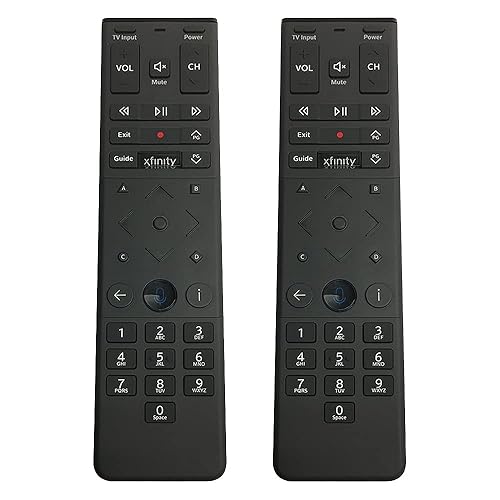 (2 Pack) Xfinity Comcast XR15 Voice Control Remote for X1 Xi6 Xi5 XG2 (Backlight)