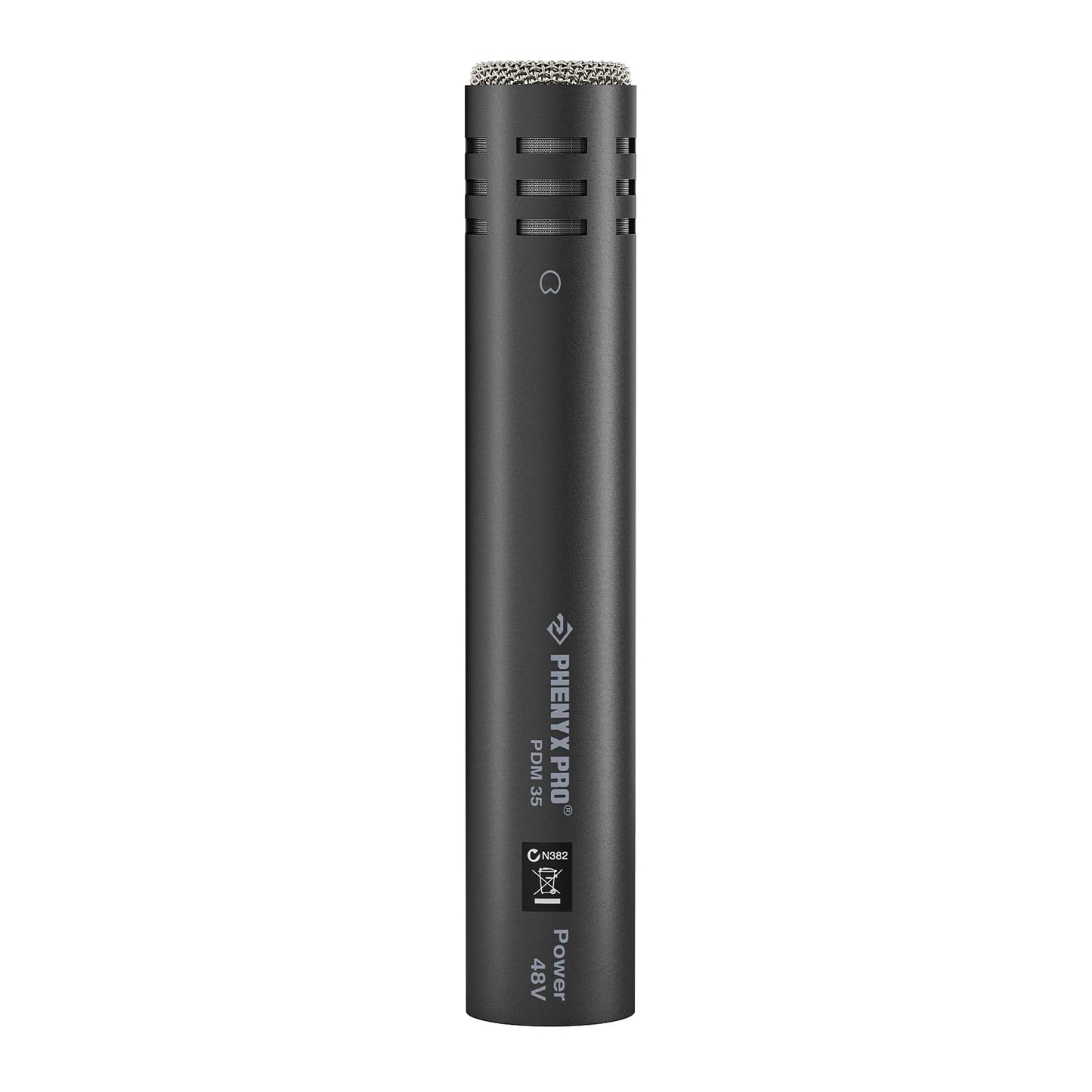 Phenyx Pro PDM35 Overhead Condenser Microphone, Cardioid Microphone with Wide Frequency Response Range, XLR Connector, Pencil Stick Condenser Mic for