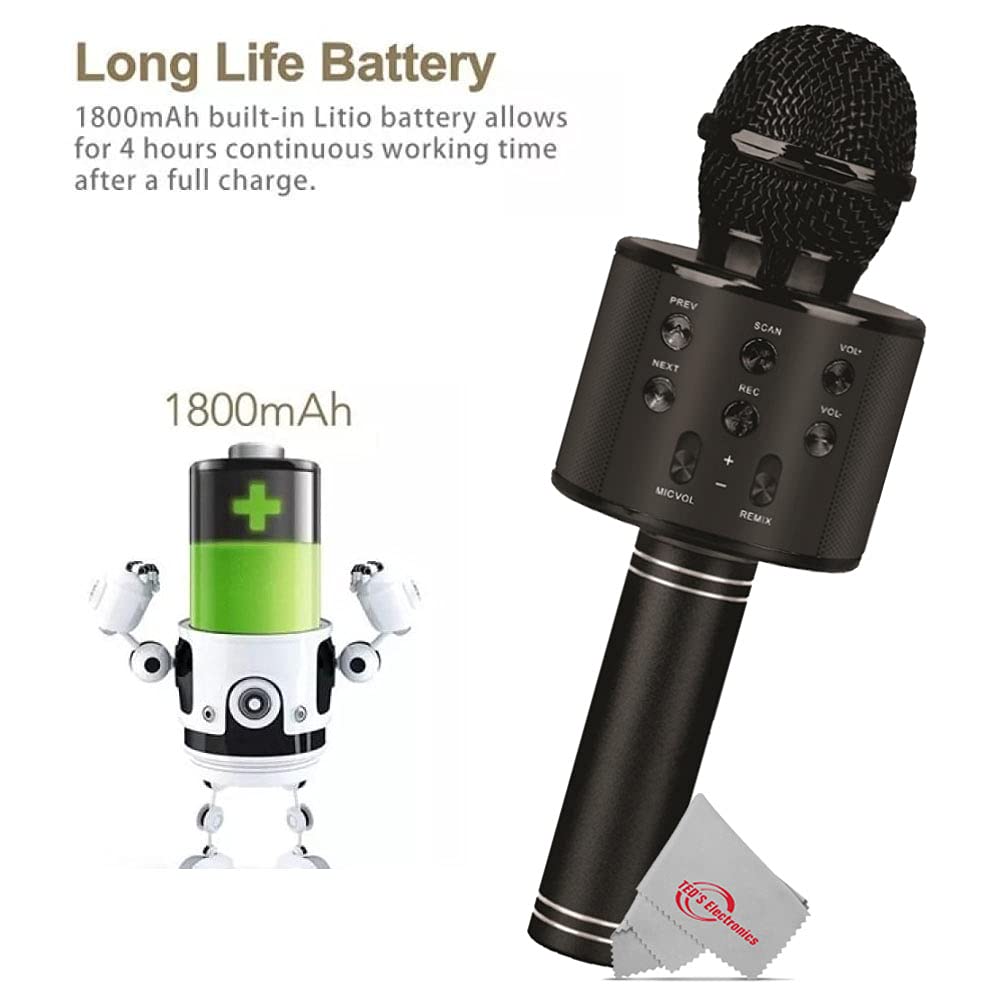 Vivitar Wireless Smart Phone Bluetooth Karaoke Microphone VIVMIC303