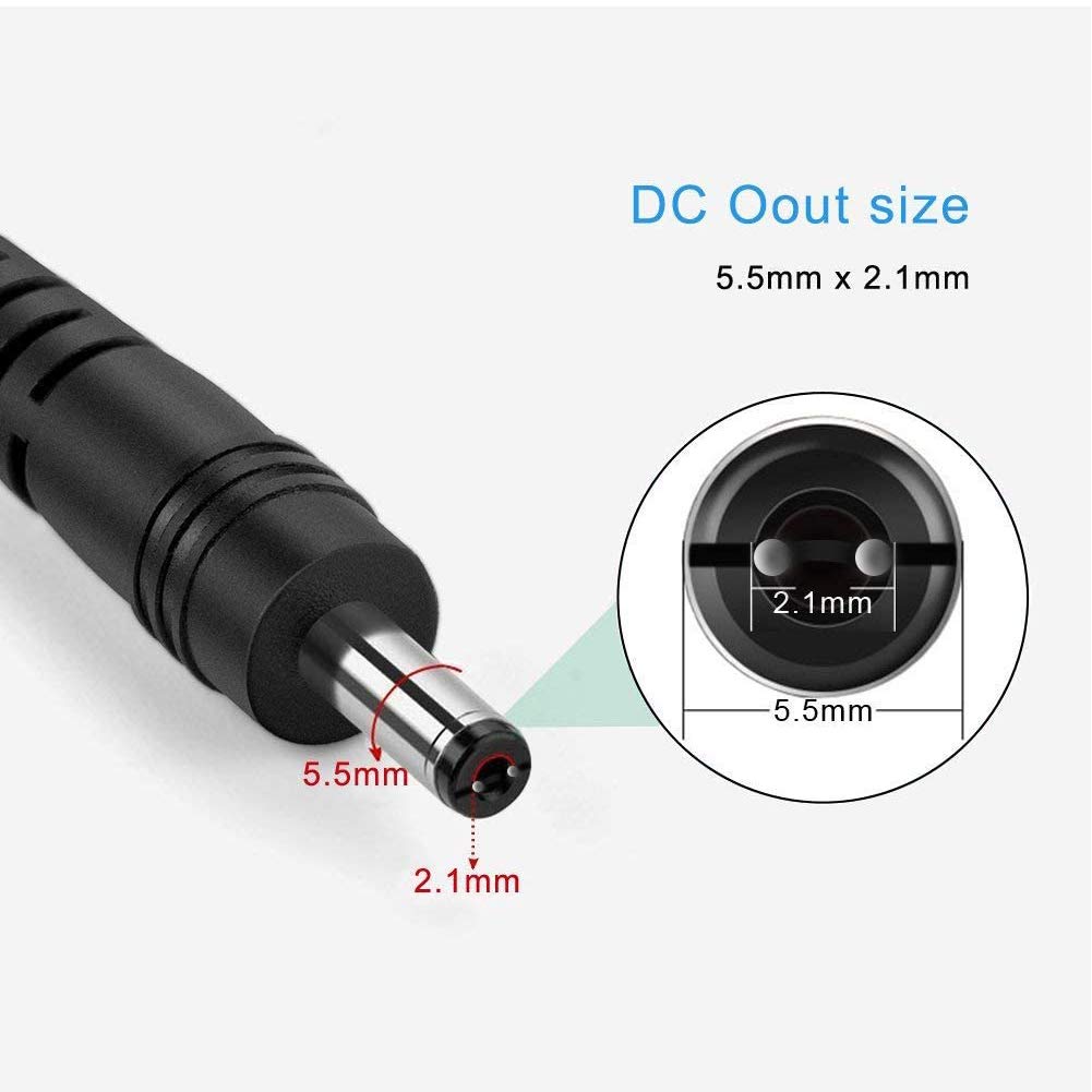 JOYLIT 24V 3A Power Supply 72W, 110-240V 50/60Hz AC to DC 24 Volt 3Amp Adapter with 5.5 X 2.1mm US Plug Cord for LED Strip Light, 3D Printer,Ride…