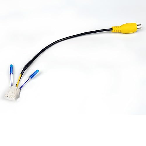 YYTQP 10 Pin Backup Camera Harness Adapter for Android Car Stereo Wiring Harness Connector, Rearview Input Adapter Plug Cable