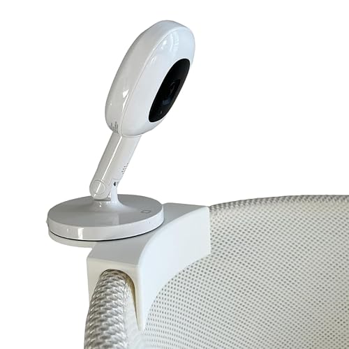 Mount for Nanit & SNOO Bassinet - Accessory - Clip-On Camera Adapter for Flex Stand & 1/4" Baby Monitors - Secure Fit, Easy Install, USA Made
