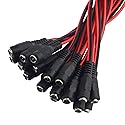WMYCONGCONG 20 PCS DC Power Pigtail Cable Female Connector 2.1x5.5mm for CCTV Security Camera and Lighting Power
