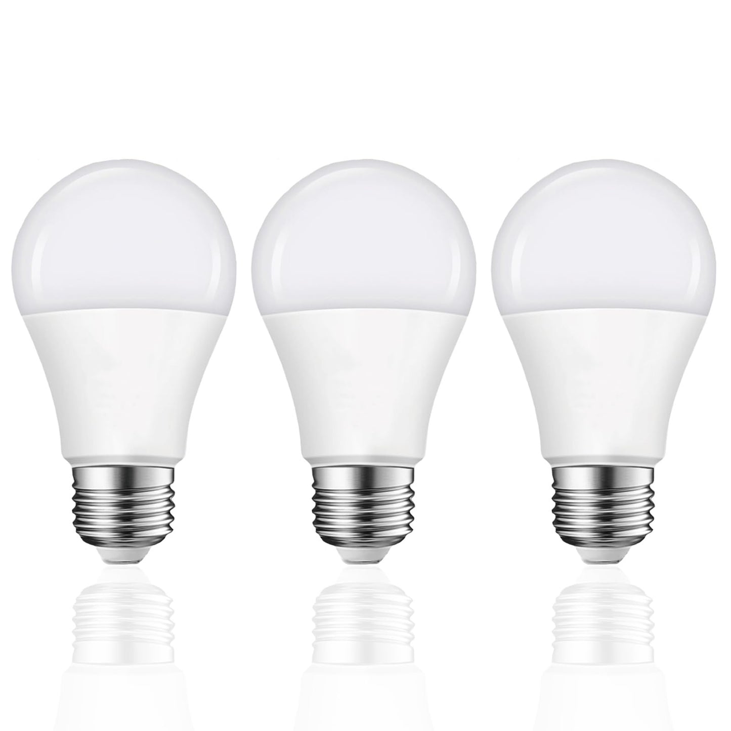 Anqueen Lin A19 LED Light Bulbs 60 Watt Equivalent, 2700K Soft White, E26 Standard Base, 9W 800 Lumens,Non-Dimmable Warm Light Bulbs, for Bedroom